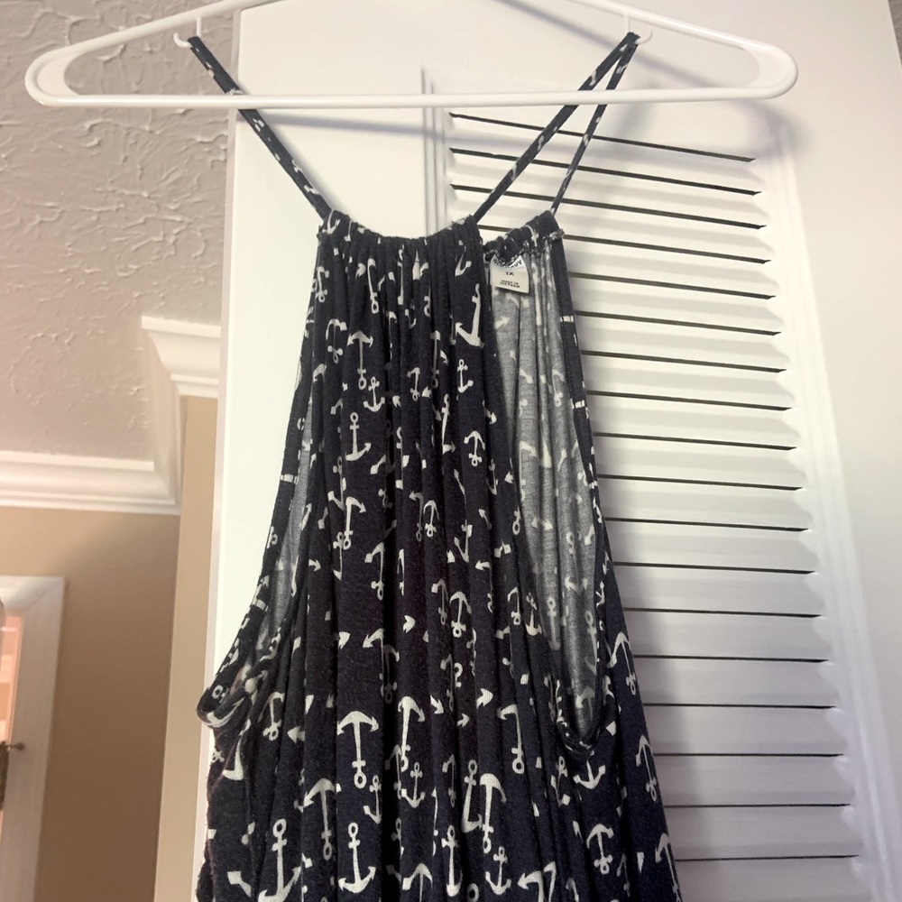 Cotton halter neck dress